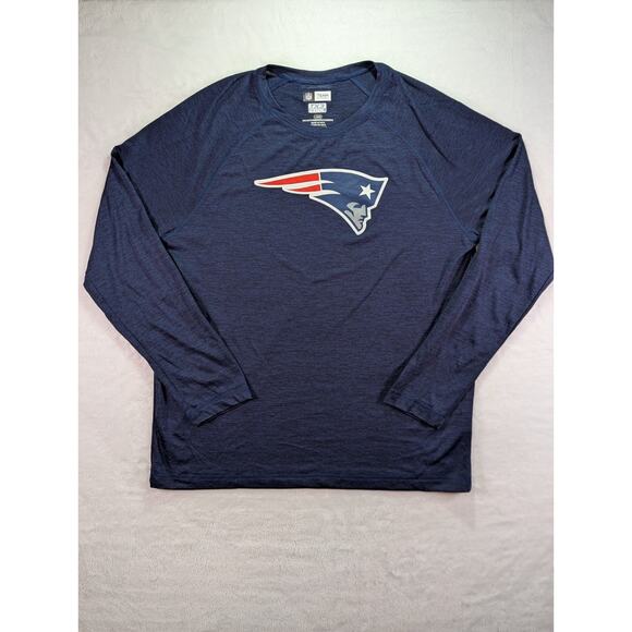 Patriots by NFL Team Apparel TX3 Cool Long Sleeve Shirt Large - Picture 1 of 10